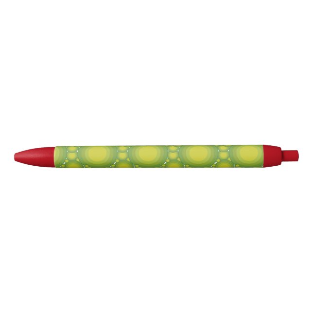 Caneta Preta As bolhas verdes (Frente)