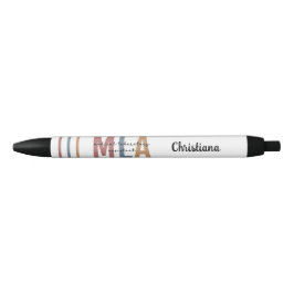 Caneta Preta Assistente de Laboratório Médico MLA Personalizado