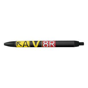 Caneta Preta Aviador - AV8R -