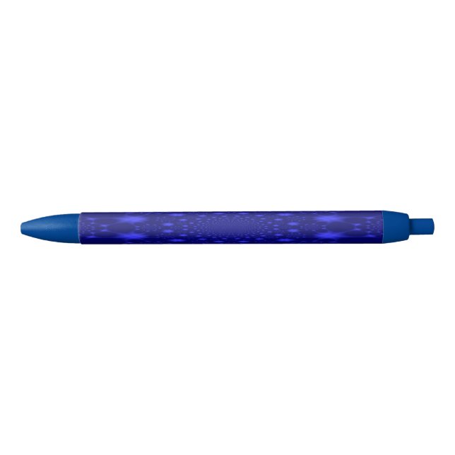 Caneta Preta Azul Deslumbrante (Frente)