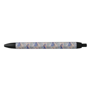 Caneta Preta Azul-turfa