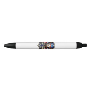 Caneta Preta Bandeira Americana Águia Vintage 250 Anos 177 4 de