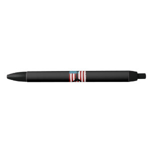Caneta Preta Bandeira Americana dos EUA Basquete Atleta Patriót