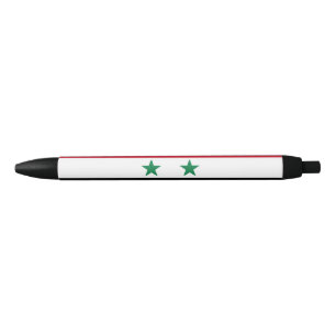 Caneta Preta Bandeira antiga da Síria