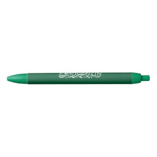 Caneta Preta Bandeira da Arábia Saudita