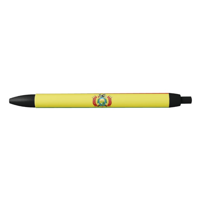 Caneta Preta Bandeira da Bolívia (Frente)