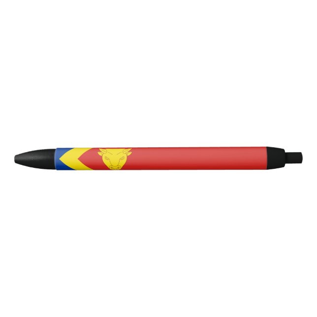Caneta Preta Bandeira da Cidade de Birmingham (Frente)