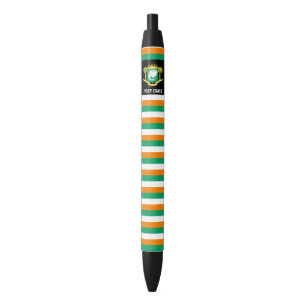Caneta Preta Bandeira da Costa do Marfim Patriótica Fofa