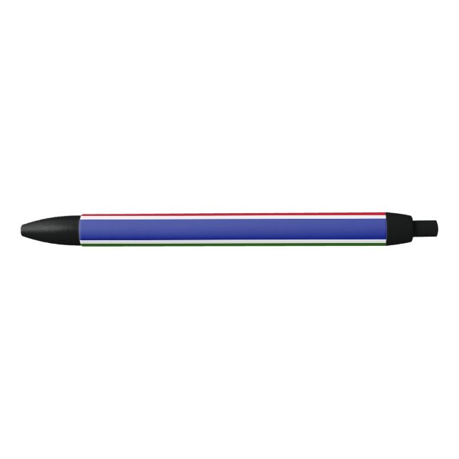 Caneta Preta Bandeira da Gâmbia (Frente)