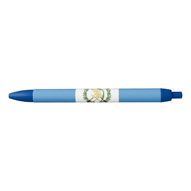 Caneta Preta Bandeira da Guatemala (Frente)