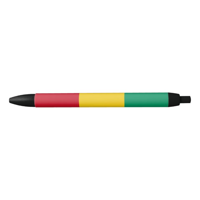 Caneta Preta Bandeira da Guiné (Frente)