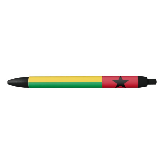 Caneta Preta Bandeira da Guiné-Bissau (Frente)