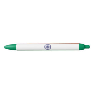 Caneta Preta Bandeira da Índia