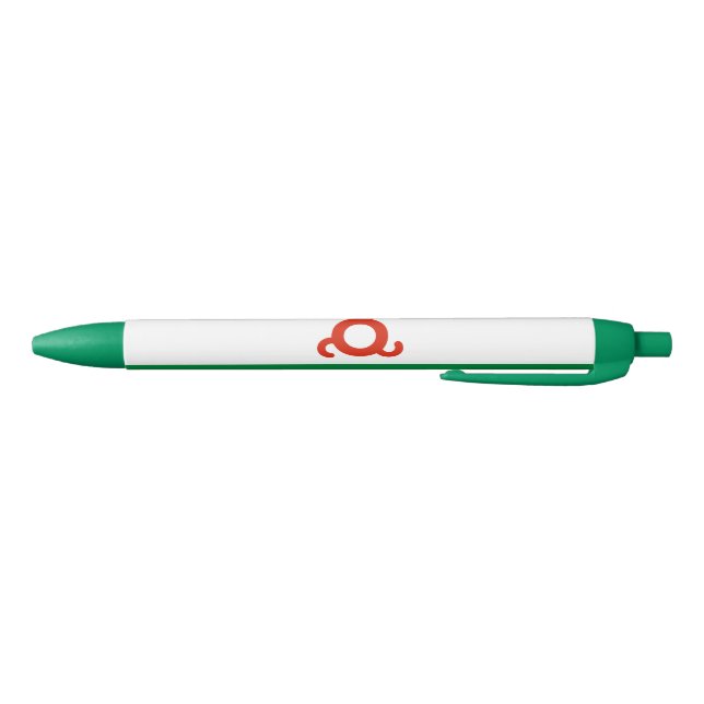 Caneta Preta Bandeira da Ingushetia (Parte Inferior)