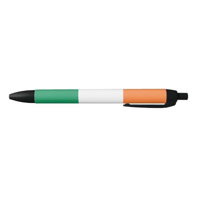 Caneta Preta Bandeira da Irlanda (Parte Inferior)