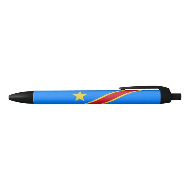Caneta Preta Bandeira da Kinshasa do Congo (parte de cima)