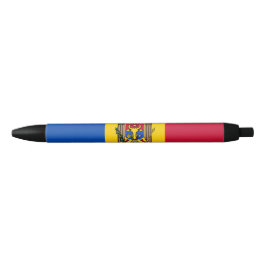 Caneta Preta Bandeira da Moldávia