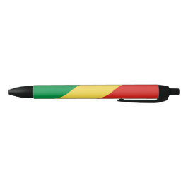 Caneta Preta Bandeira da República do Congo