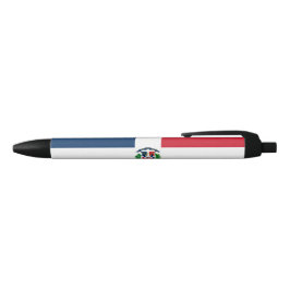 Caneta Preta Bandeira da República Dominicana