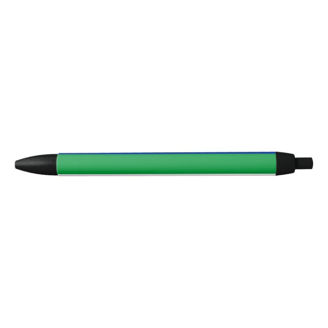 Caneta Preta Bandeira da República Komi (Frente)