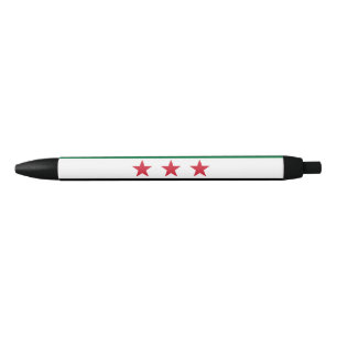 Caneta Preta Bandeira da Síria
