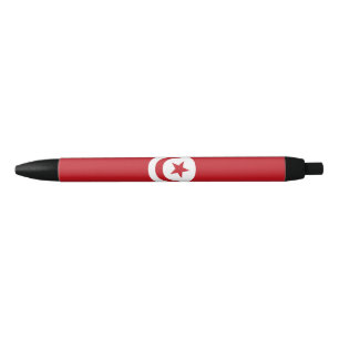 Caneta Preta Bandeira da Tunísia