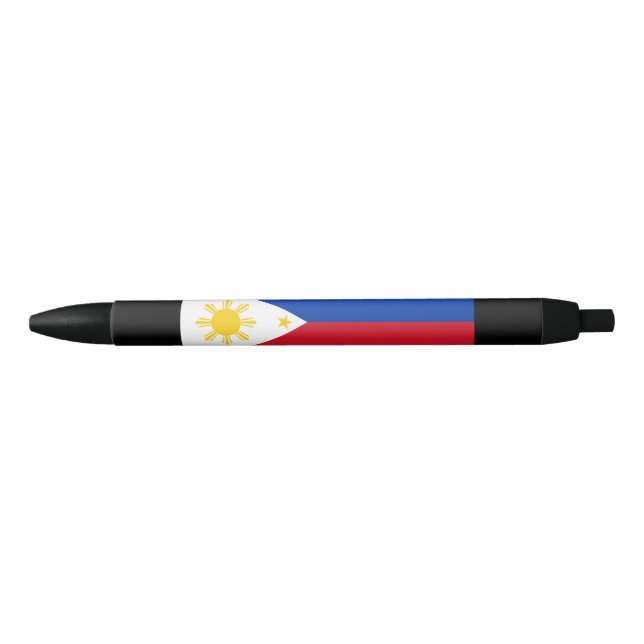 Caneta Preta Bandeira das Filipinas (Frente)