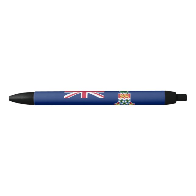 Caneta Preta Bandeira das Ilhas Cayman (Frente)