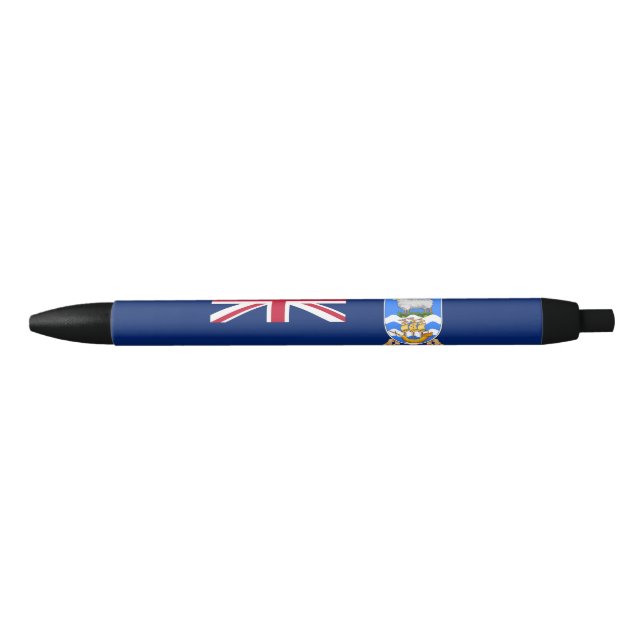 Caneta Preta Bandeira das Ilhas Falkland (Frente)