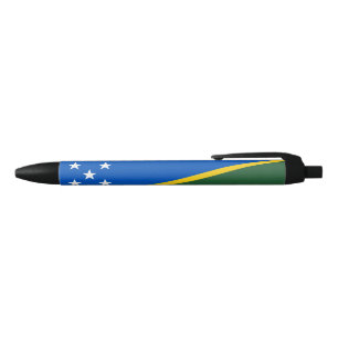 Caneta Preta Bandeira das Ilhas Salomão