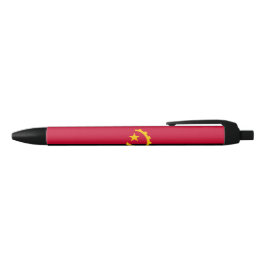 Caneta Preta Bandeira de Angola
