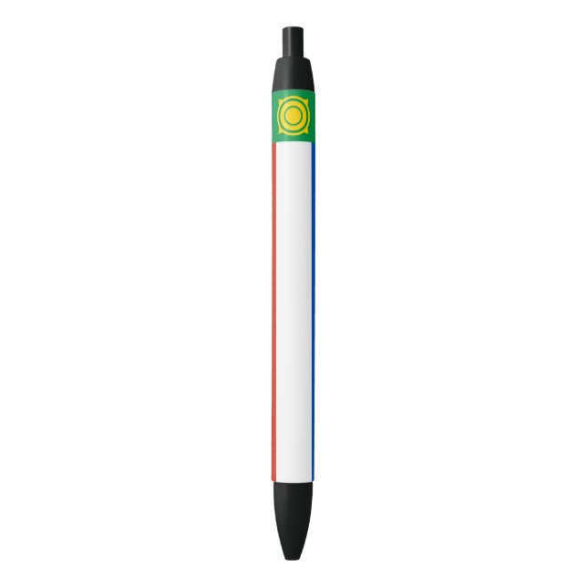 Caneta Preta Bandeira de Cacássia (Frente Vertical)