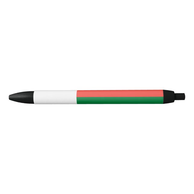 Caneta Preta Bandeira de Madagáscar (Frente)