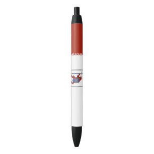 Caneta Preta Bandeira de Mari El