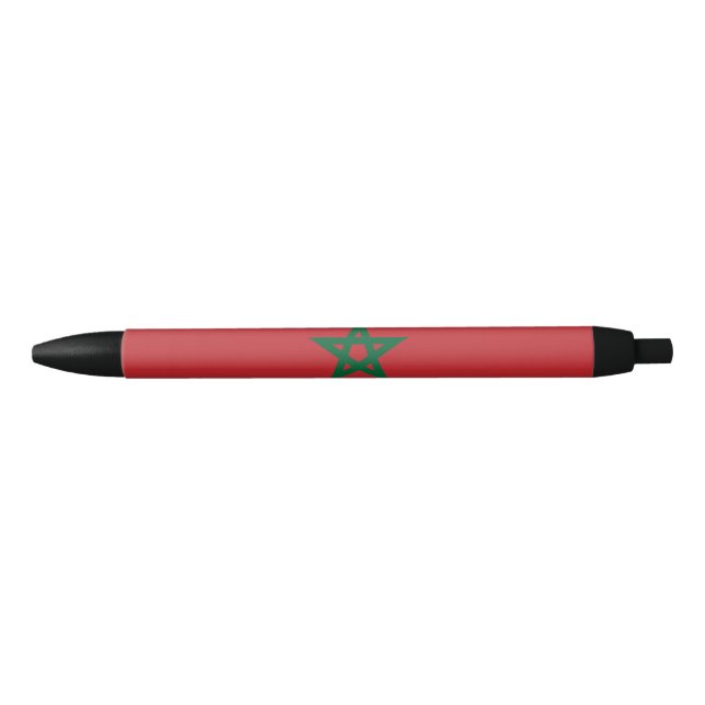 Caneta Preta Bandeira de Marrocos (Frente)
