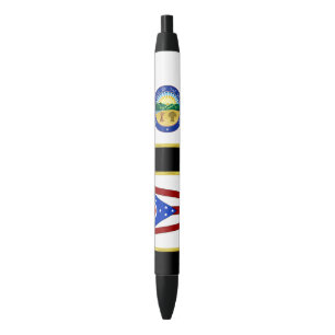 Caneta Preta bandeira de Ohio