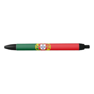 Caneta Preta Bandeira de Portugal