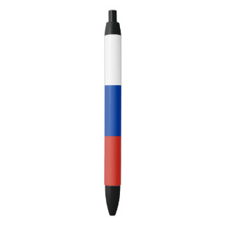 Caneta Preta Bandeira de Rússia