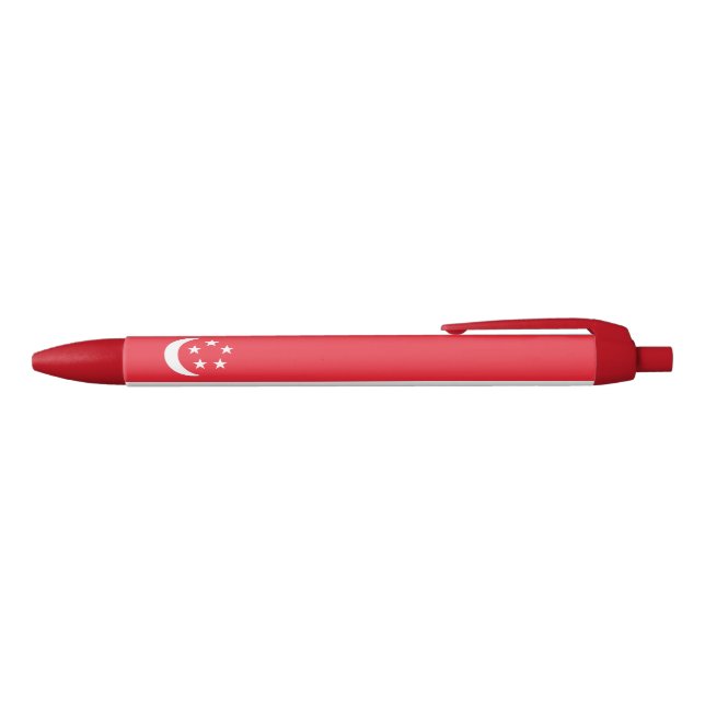 Caneta Preta Bandeira de Singapura (parte de cima)