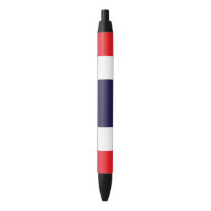 Caneta Preta Bandeira de Tailândia