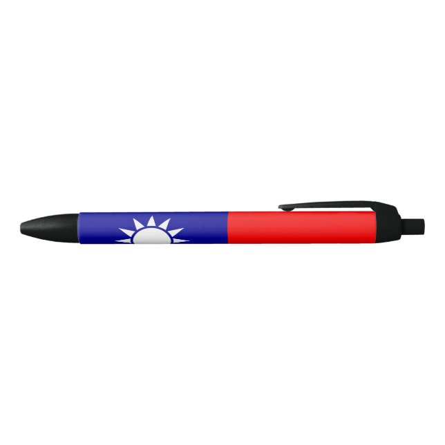 Caneta Preta Bandeira de Taiwan (parte de cima)