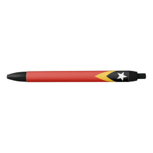 Caneta Preta Bandeira de Timor Leste