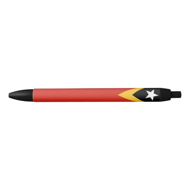 Caneta Preta Bandeira de Timor Leste (Frente)