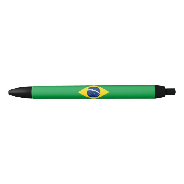 Caneta Preta Bandeira do Brasil (Frente)