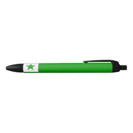 Caneta Preta Bandeira do Esperanto