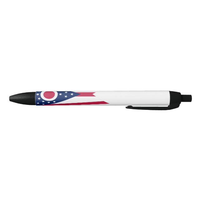 Caneta Preta Bandeira do Estado de Ohio (Parte Inferior)