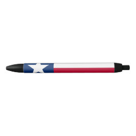 Caneta Preta Bandeira do Estado Texano (Texas)