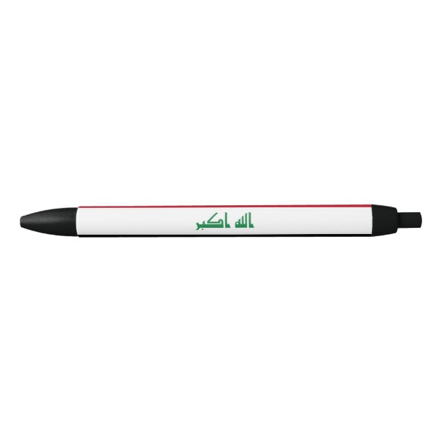 Caneta Preta Bandeira do Iraque (Frente)