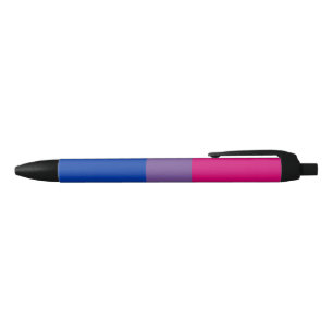 Caneta Preta Bandeira do Orgulho Bissexual