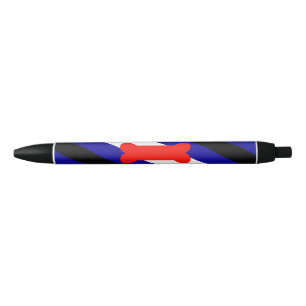 Caneta Preta Bandeira do orgulho canino da SlipperyJoe expressa